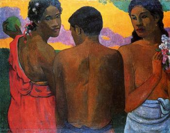 Paul Gauguin : Three Tahitians